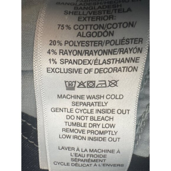 Joey True Religion Size 28 Mid Rise Flare Jeans Blue Denim With Red Stitching - Picture 12 of 13